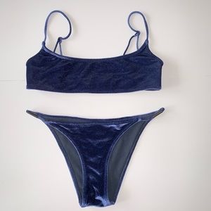 Triangl Velvet Bikini - XS